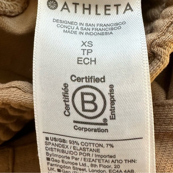 ATHLETA Farallon Crop Pants Big Sur Brown XS - Picture 8 of 13